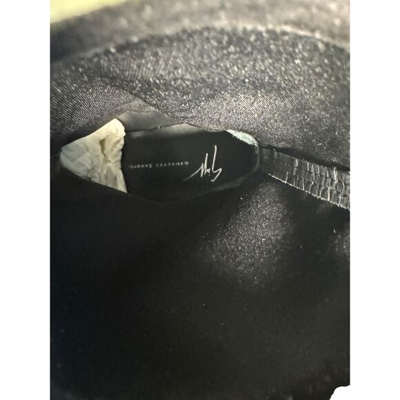 Giuseppe Zanotti NIB 145mm Aureliee Suede Sock Boots in Black Size 39.5 - Picture 9 of 15